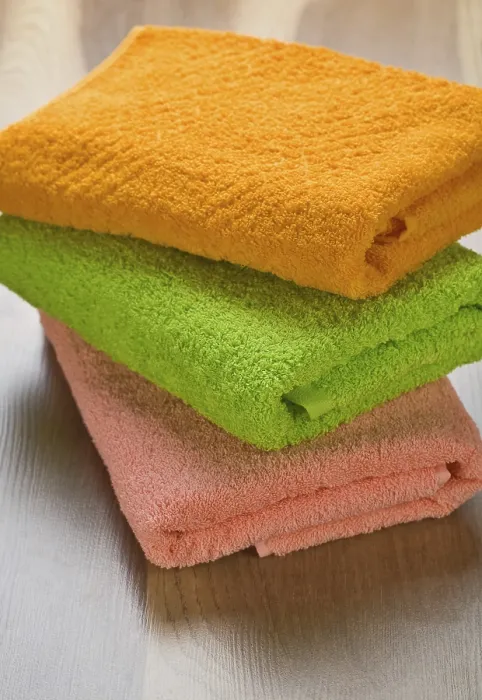 Framed Print : Coloured Towels Print Framed Print : Coloured Towels Print