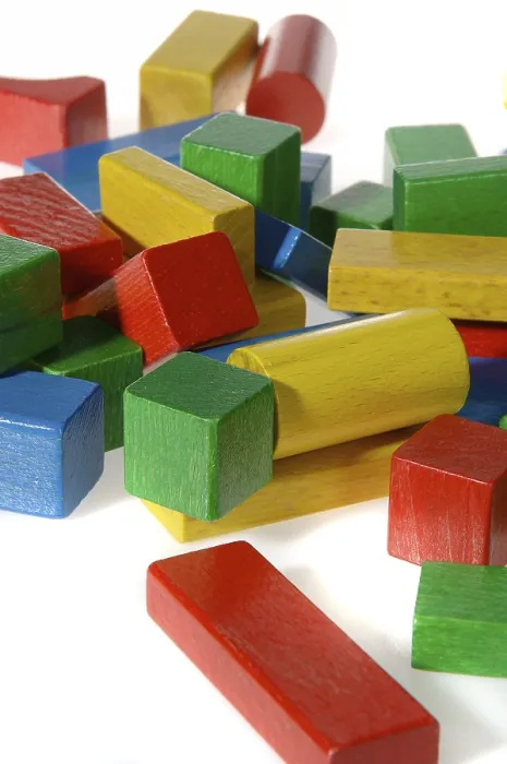Framed Print : Colourful Building Blocks Print Framed Print : Colourful Building Blocks Print