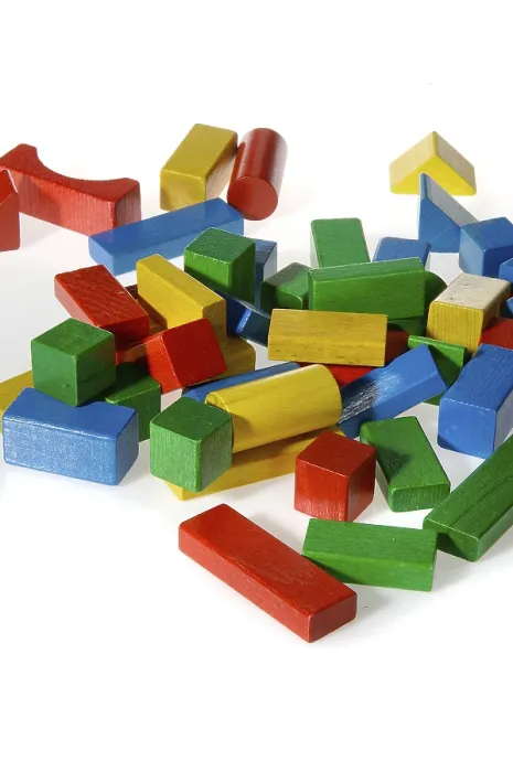 Framed Print : Colourful Building Blocks Print Framed Print : Colourful Building Blocks Print