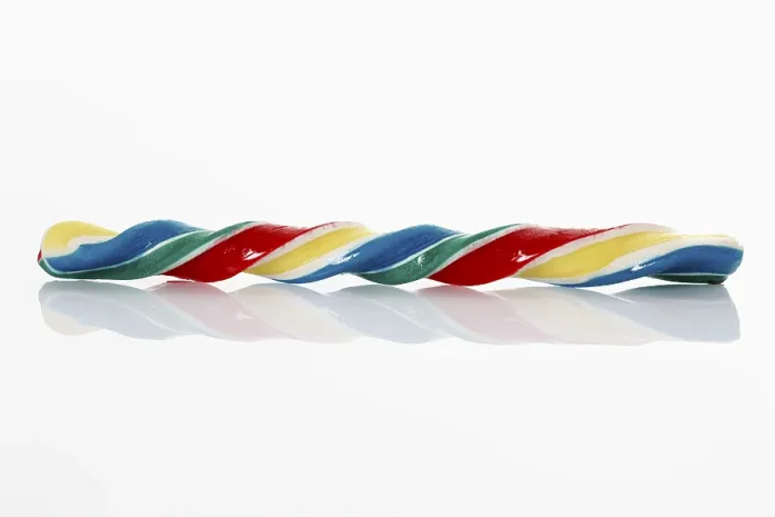 Framed Print : Colourful Candy Cane Print Framed Print : Colourful Candy Cane Print