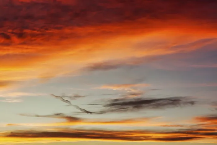 Framed Print : Colourful Cloudy Sky Print at Sunset, Utah, USA