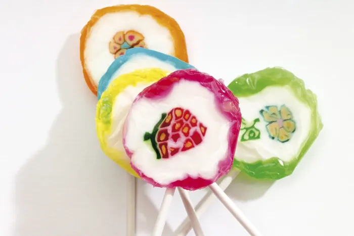 Framed Print : Colourful Lollipops Print Framed Print : Colourful Lollipops Print