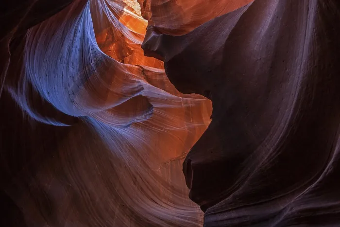 Framed Print : Upper Antelope Canyon Colourful Sandstone Print Framed Print : Upper Antelope Canyon Colourful Sandstone Print