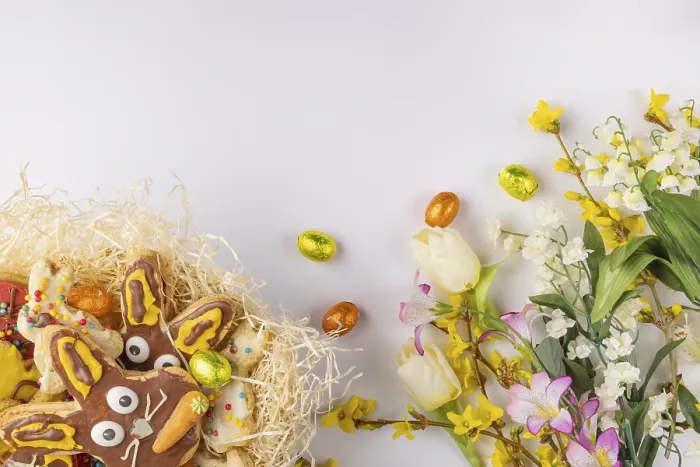 Framed Print : Colourfully Decorated Easter Biscuits Print Framed Print : Colourfully Decorated Easter Biscuits Print
