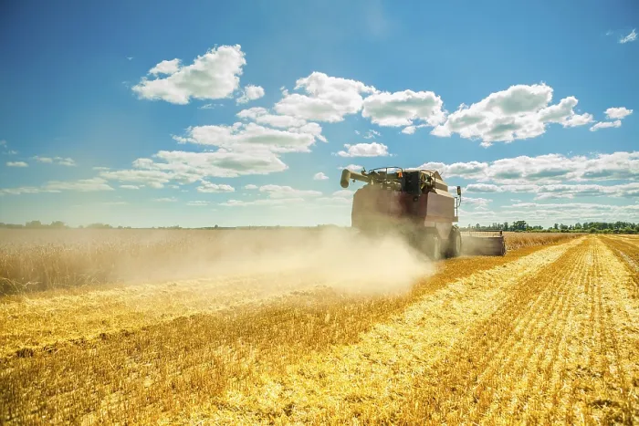 Framed Print : Combine Harvester in Work Print Framed Print : Combine Harvester in Work Print