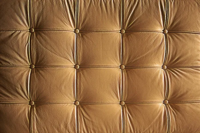 Framed Print : Comfortable Buttoned Leather Pattern Print Framed Print : Comfortable Buttoned Leather Pattern Print