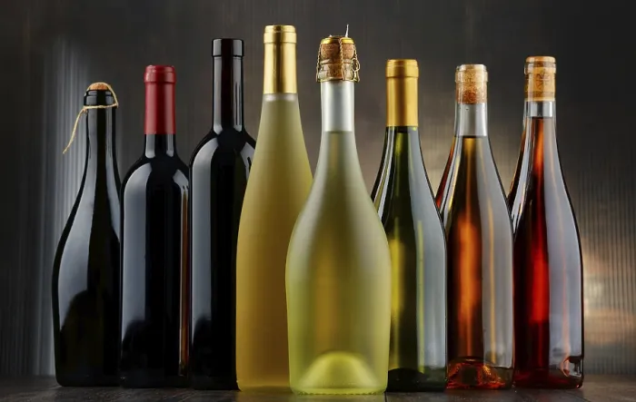 Framed Print : Composition with assorted bottles of wine Print Framed Print : Composition with assorted bottles of wine Print