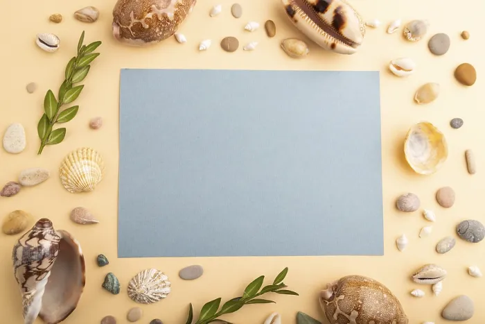 Framed Print : Composition with Blue Paper Sheet Print Framed Print : Composition with Blue Paper Sheet Print