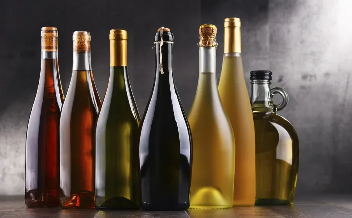 Framed Print : Composition with Bottles Different Sorts of Wine Print Framed Print : Composition with Bottles Different Sorts of Wine Print