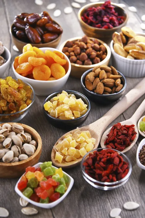 Framed Print : Composition with dried fruits and assorted nuts Print Framed Print : Composition with dried fruits and assorted nuts Print