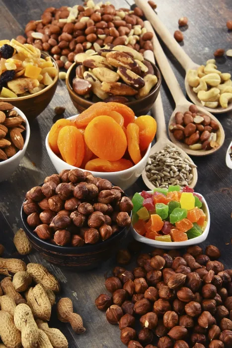 Framed Print : Dried Fruits and Nuts Print