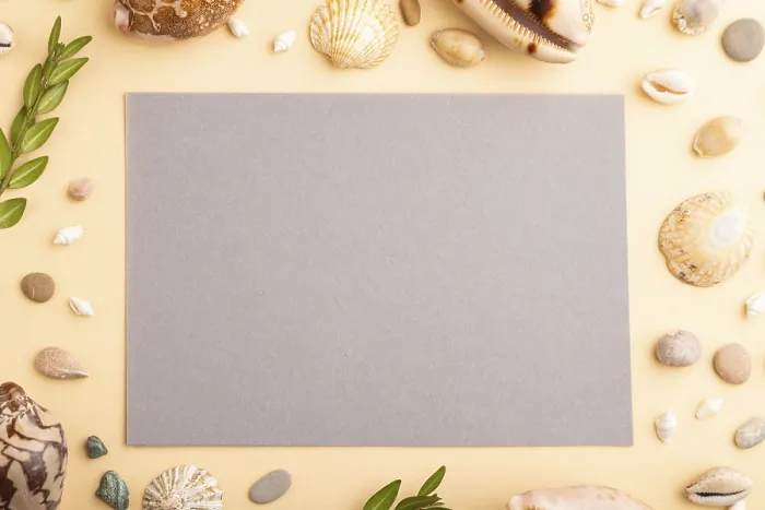 Framed Print : Composition with Gray Paper Sheet Print Framed Print : Composition with Gray Paper Sheet Print