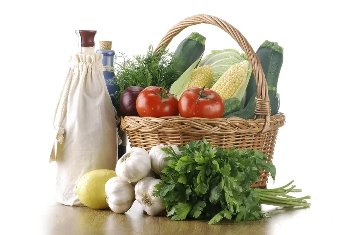 Framed Print : Composition with Raw Vegetables and Wicker Basket Print Framed Print : Composition with Raw Vegetables and Wicker Basket Print