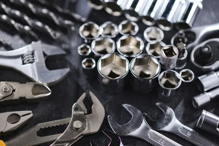 Framed Print : Composition with a Variety of Metal Tools Print Framed Print : Composition with a Variety of Metal Tools Print