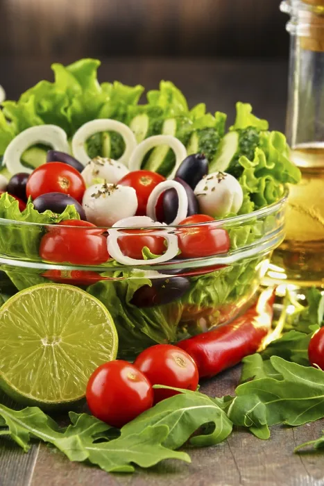 Framed Print : Composition with Vegetable Salad Bowl Print Framed Print : Composition with Vegetable Salad Bowl Print