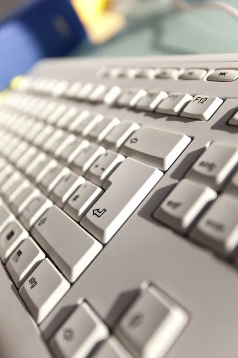 Framed Print : Print of Computer Keyboard with Focus on the Enter Key Framed Print : Print of Computer Keyboard with Focus on the Enter Key