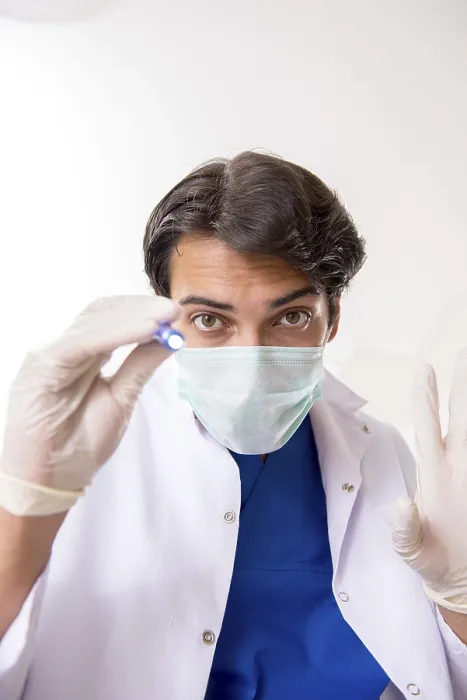 Framed Print : Dentist Treating Teeth Print Framed Print : Dentist Treating Teeth Print