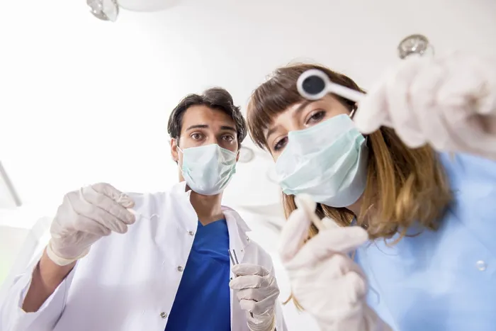 Framed Print : Dental Treatment Print Framed Print : Dental Treatment Print