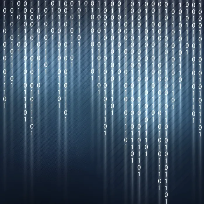 Framed Print : Binary Code Safety Print Concept Framed Print : Binary Code Safety Print Concept