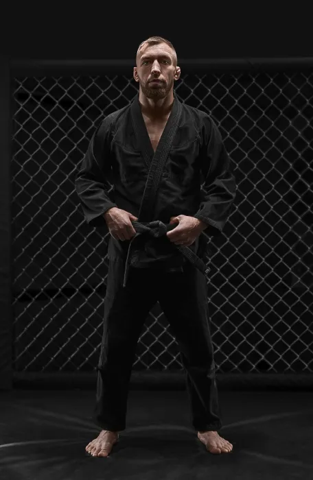Framed Print : Karate Athlete in the Octagon MMA Print Framed Print : Karate Athlete in the Octagon MMA Print