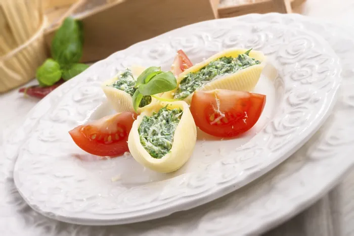 Framed Print : Conchiglioni Print - Italian Stuffed Shells Framed Print : Conchiglioni Print - Italian Stuffed Shells