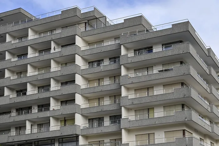 Framed Print : Concrete Block of Flats Print Framed Print : Concrete Block of Flats Print