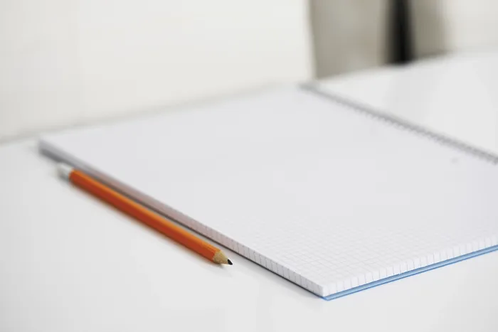Framed Print : Conference Table Print with Notepad Framed Print : Conference Table Print with Notepad