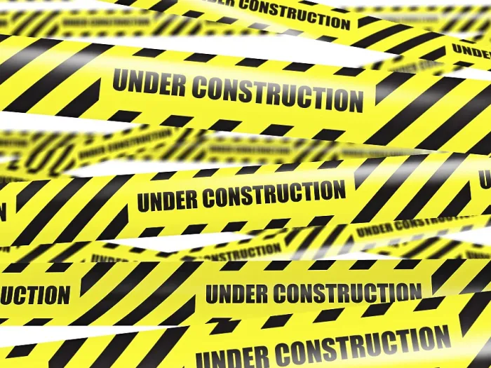 Framed Print : Under Construction Print - Yellow Caution Ribbon Tape Framed Print : Under Construction Print - Yellow Caution Ribbon Tape
