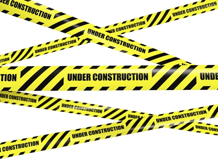 Framed Print : Yellow Caution Ribbon Tape Print on White Background Framed Print : Yellow Caution Ribbon Tape Print on White Background