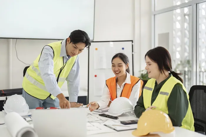 Framed Print : Construction Professionals in Collaborative Meeting Print Framed Print : Construction Professionals in Collaborative Meeting Print