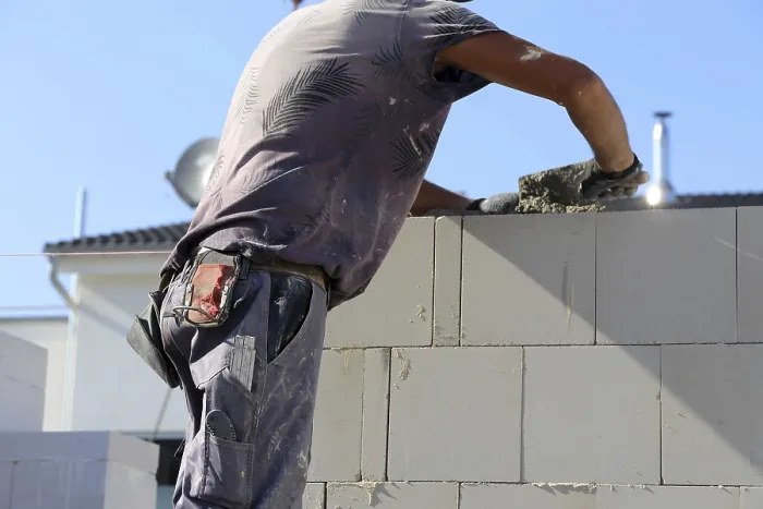 Framed Print : Construction Worker (Bricklayer) Print Framed Print : Construction Worker (Bricklayer) Print