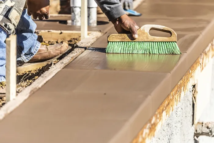 Framed Print : Construction Worker Forming Pool Coping Print Framed Print : Construction Worker Forming Pool Coping Print