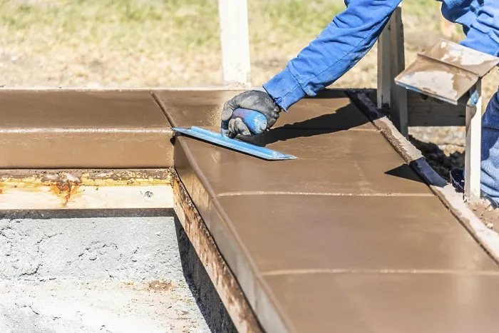 Framed Print : Construction Worker Forming Pool Coping Print Framed Print : Construction Worker Forming Pool Coping Print