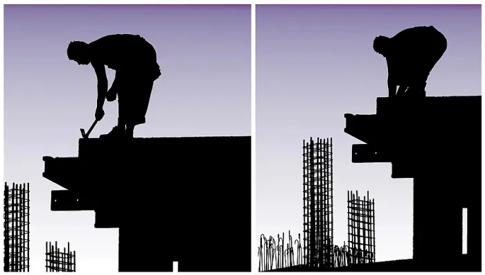 Framed Print : Construction Workers with Formwork and Armature Print Framed Print : Construction Workers with Formwork and Armature Print