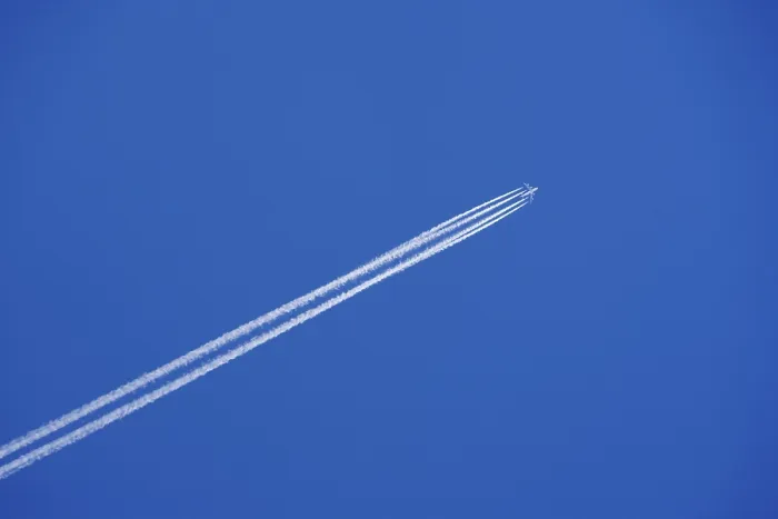 Framed Print : Contrail Print over Clouds Framed Print : Contrail Print over Clouds