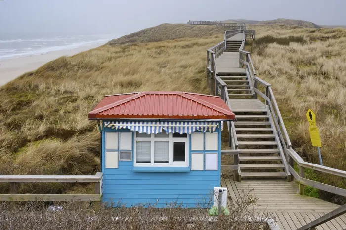 Framed Print : Control Hut Print, Wenningstedt Beach, Sylt Island, Germany Framed Print : Control Hut Print, Wenningstedt Beach, Sylt Island, Germany