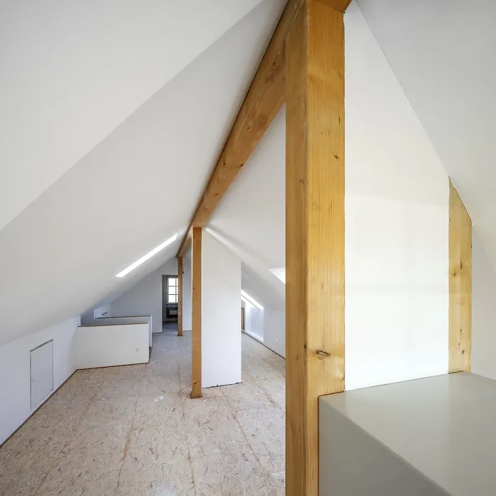 Framed Print : Conversion of an attic into a spacious living area Print, Germany Framed Print : Conversion of an attic into a spacious living area Print, Germany