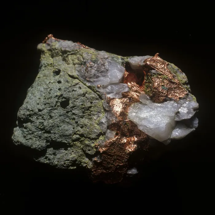 Framed Print : Copper in rock Print Framed Print : Copper in rock Print