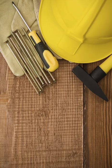 Framed Print : Copyspace Background of Board with Tools Print Framed Print : Copyspace Background of Board with Tools Print