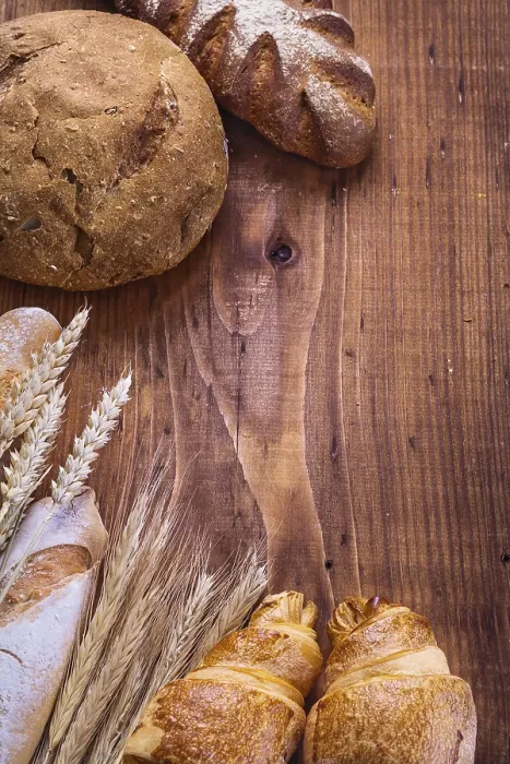Framed Print : Copyspace Loaves of Bread and Baguettes Print Framed Print : Copyspace Loaves of Bread and Baguettes Print