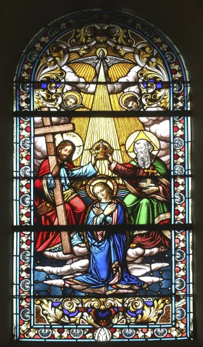 Framed Print : Coronation of Mary Print Framed Print : Coronation of Mary Print