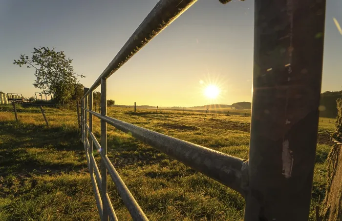 Framed Print : Rustic Sunset Paddock Gate Print Framed Print : Rustic Sunset Paddock Gate Print