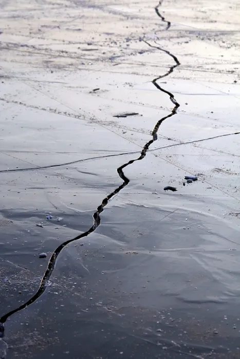 Framed Print : Crack in the Ice Print by ImageBROKER Framed Print : Crack in the Ice Print by ImageBROKER