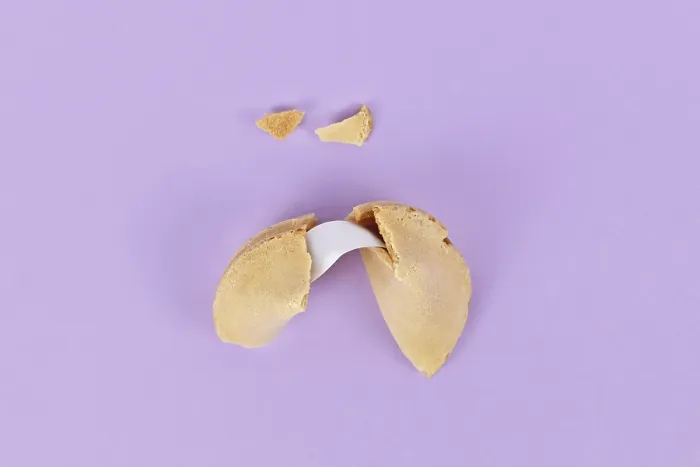 Framed Print : Cracked Fortune Cookie Print Framed Print : Cracked Fortune Cookie Print