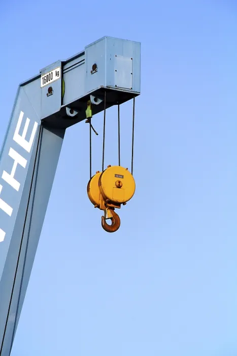Framed Print : Freight Crane Hook Print Framed Print : Freight Crane Hook Print