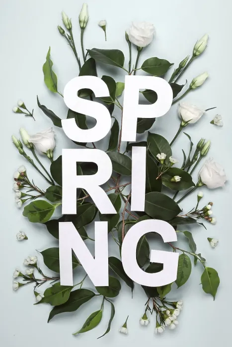 Framed Print : Spring Print: Pastel Blue Nature Scene Framed Print : Spring Print: Pastel Blue Nature Scene