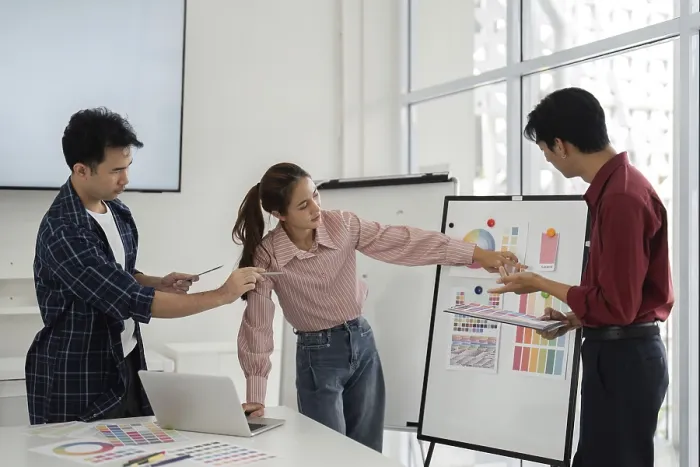Framed Print : Creative Professionals Brainstorming Session Print Framed Print : Creative Professionals Brainstorming Session Print