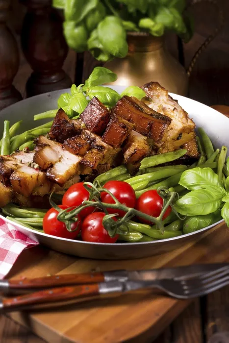 Framed Print : Crispy Roasts from the Grill Print
