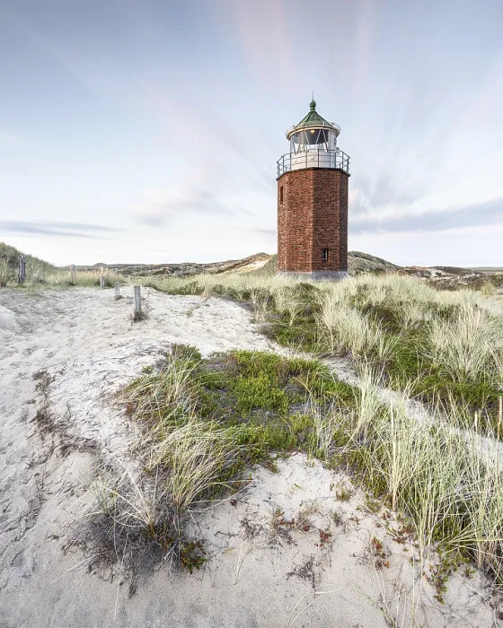 Framed Print : Cross Light Print, Kampen Lighthouse on Sylt Island, Germany Framed Print : Cross Light Print, Kampen Lighthouse on Sylt Island, Germany