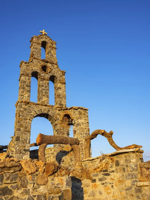 Framed Print : Cross Tower of the Chapel of St. Paisios Print, Plakias, Crete Framed Print : Cross Tower of the Chapel of St. Paisios Print, Plakias, Crete